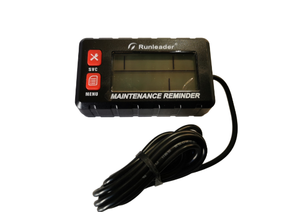 Promax Hour Meter - Wired MDSP - Multi-Display Tach Hour Meter - Multifunctional with Backlight LCD and Replaceable Battery
