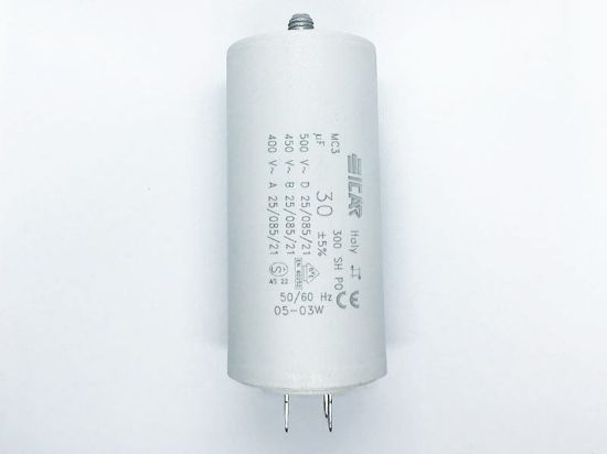 Picture of ICAR 30µF RUN CAPACITOR With Terminals