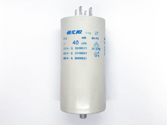 Picture of ICAR 40µF RUN CAPACITOR With Terminals