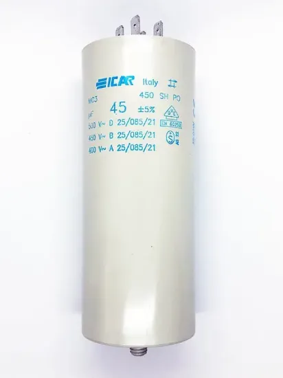 Picture of ICAR 45µF RUN CAPACITOR With Terminals