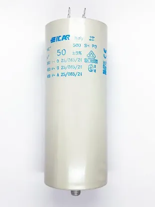 Picture of ICAR 50µF RUN CAPACITOR With Terminals
