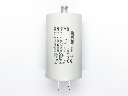 Picture of ICAR 15µF RUN CAPACITOR With Terminals