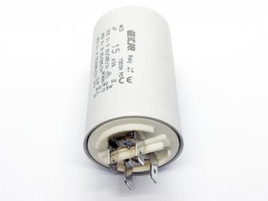 Picture of ICAR 15µF RUN CAPACITOR With Terminals
