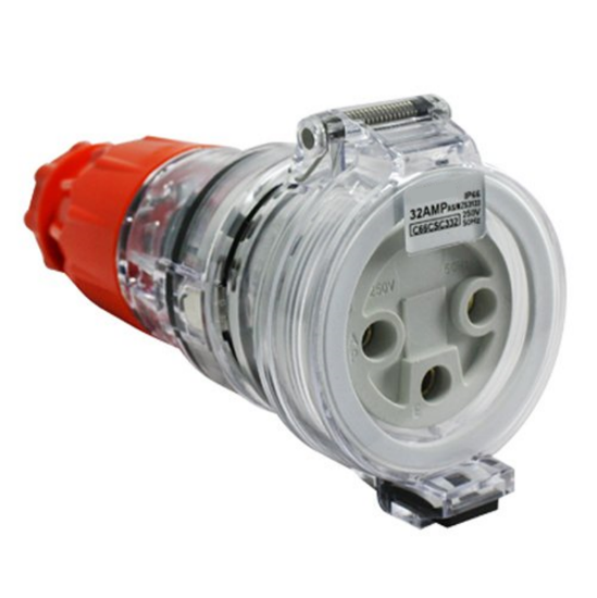 Picture of Cable Socket 3 Pin 32A 250V PDL Type 56 Series