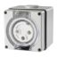 Picture of Wall Outlet Socket 3 Pin 32A PDL Type IP66